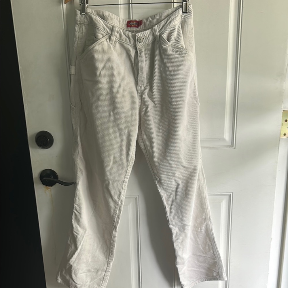 White Corduroy Pants